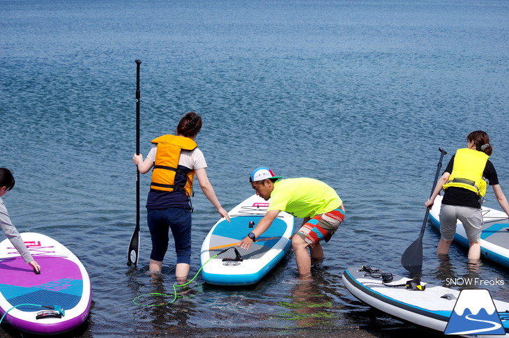 パドルクラブ 話題のアクティビティ『SUP』無料体験試乗会 in 支笏湖